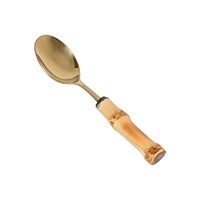Set Colher de Café Bambu Gold