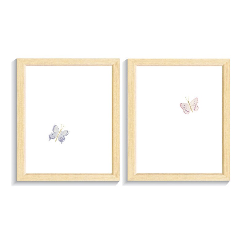 Set Quadros Borboletas