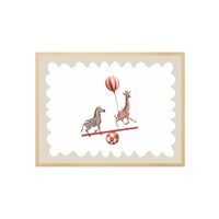 Quadro Baby - Girafa & Zebra