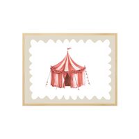 Quadro Circo Vermelho