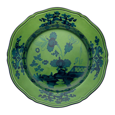 Prato Sobremesa Oriente Italiano Malachite