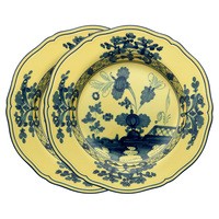 Set Pratos Sobremesa Oriente Italiano Citrino