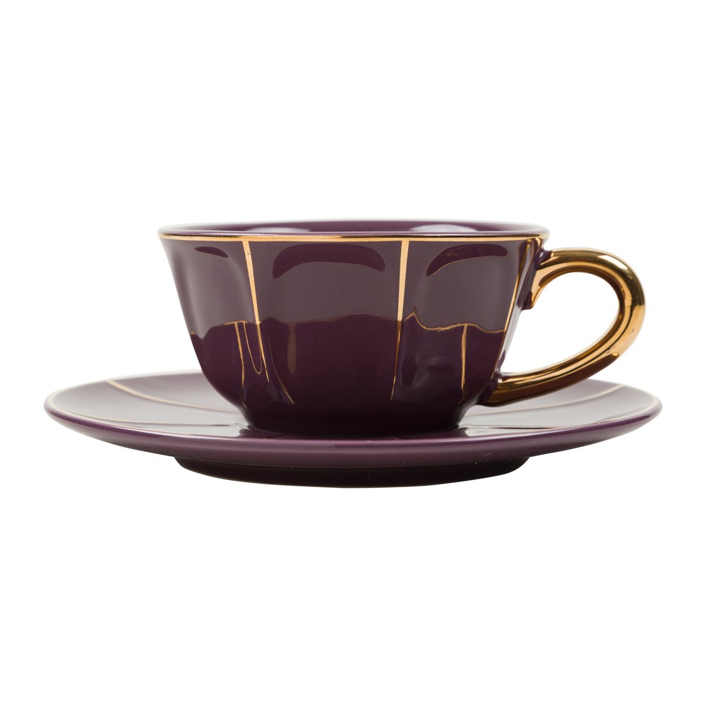 Xícara de Chá Purpura Vintage | Theodora Home