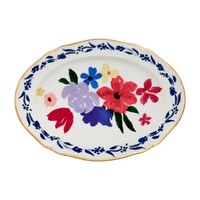 Travessa Oval Azul