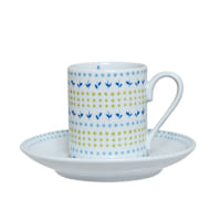 Xícara de Café Flora Blu