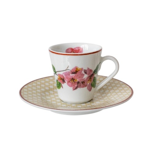 Xícara de Café Bougainvillea