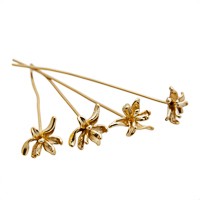 Set de Esculturas de Flor Haste III